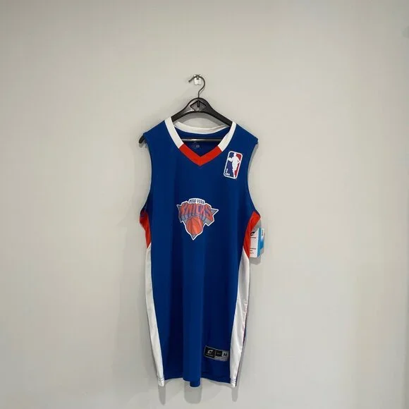 New York Knicks Blue w/ Orange NBA Jersey Size M - Picture 2 of 13